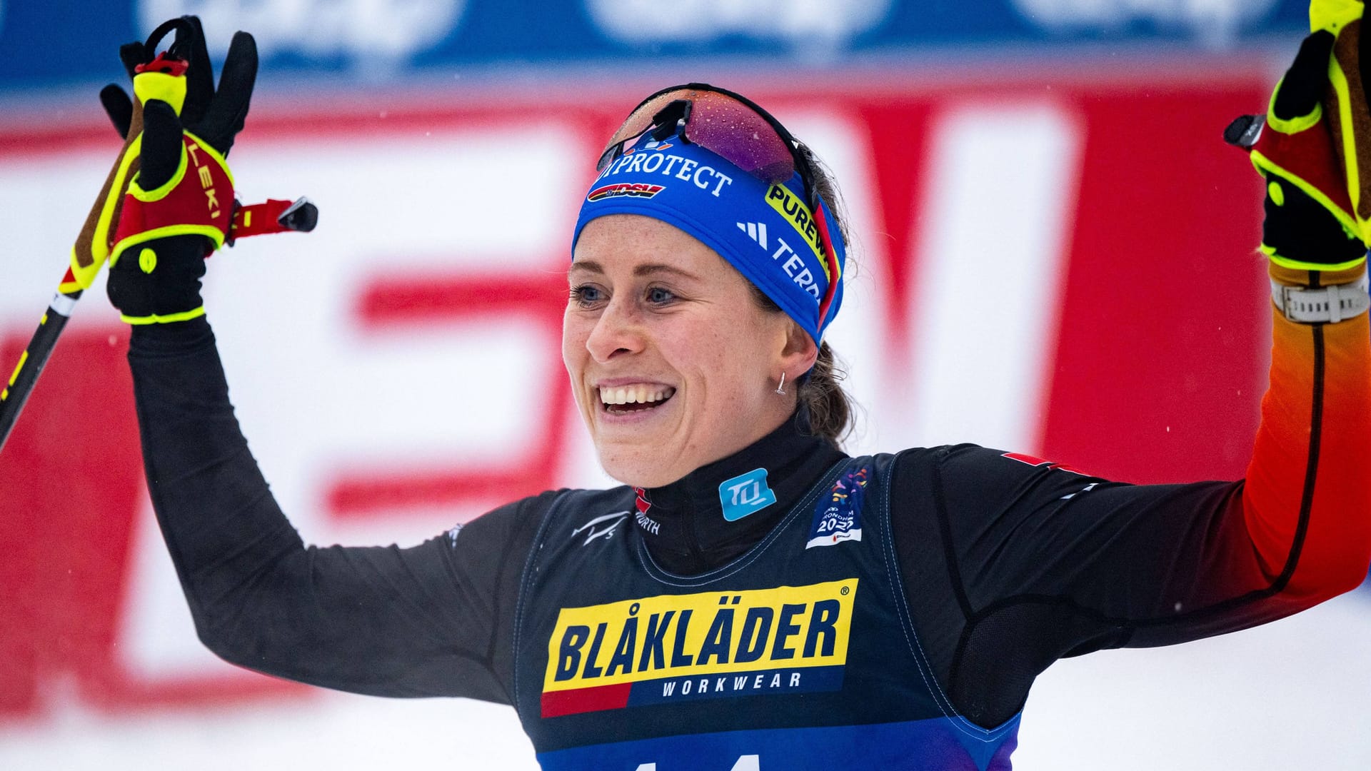 Katharina Hennig: The German Olympic champion recently won bronze at the Nordic Ski World Cup in the team.