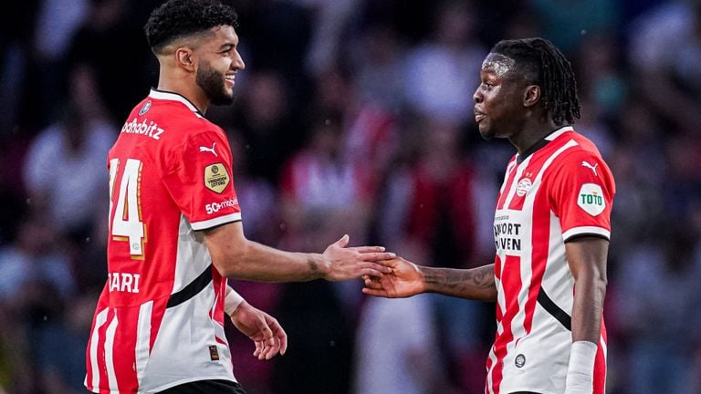 Ismael Saibari and Johan Bakayoko. (Photo: Joris refers/orange pictures)
