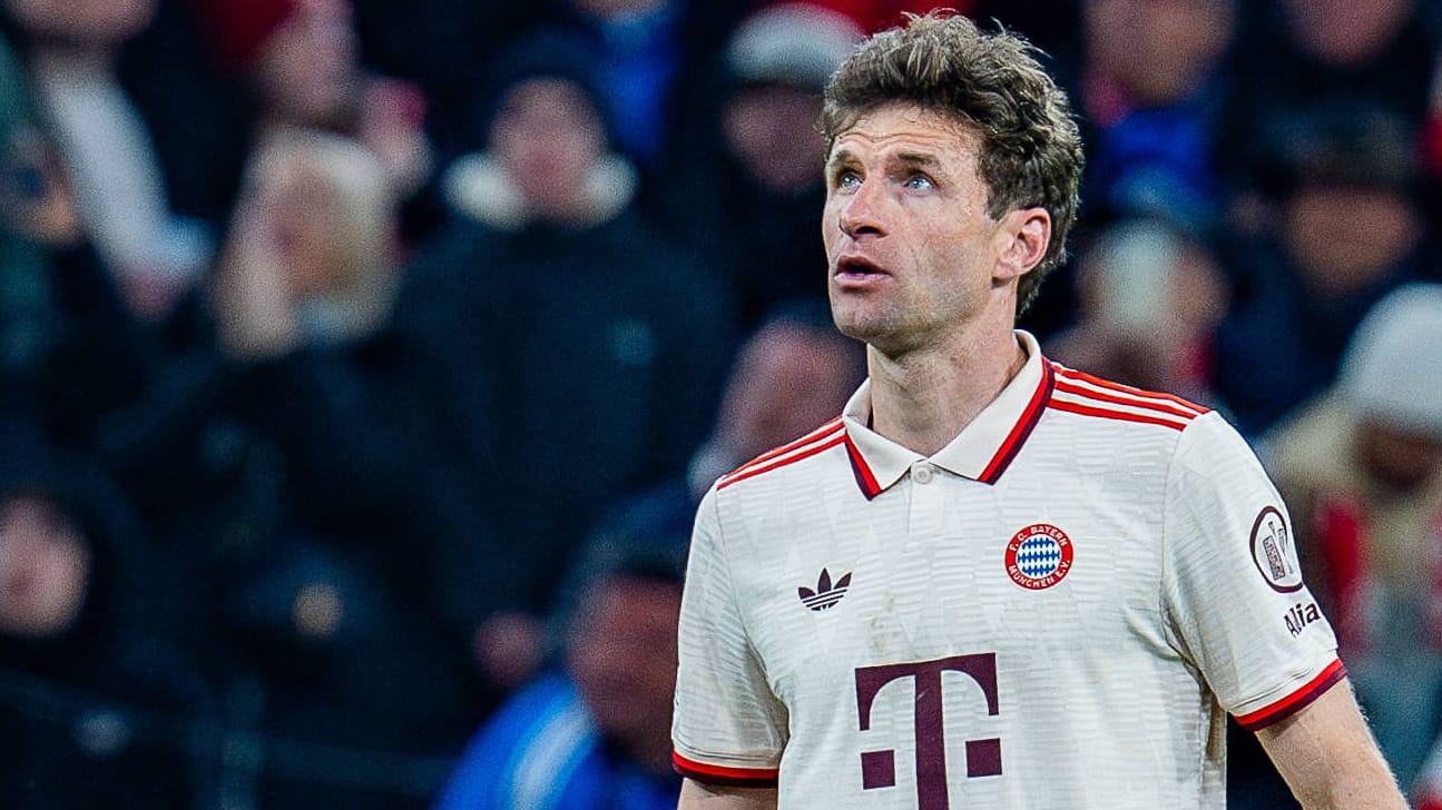 Thomas Müller: He scored in the first leg for Bayern.