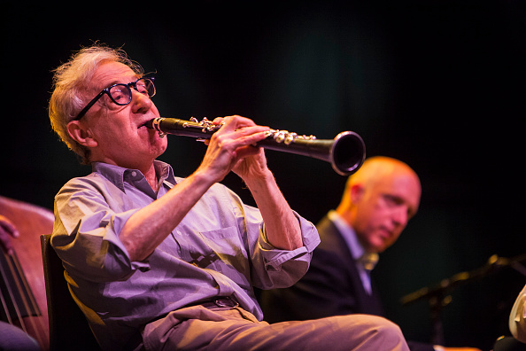 Woody Allen with his New Orleans Jazz Band in the Royal Albert Hall in London 2017.