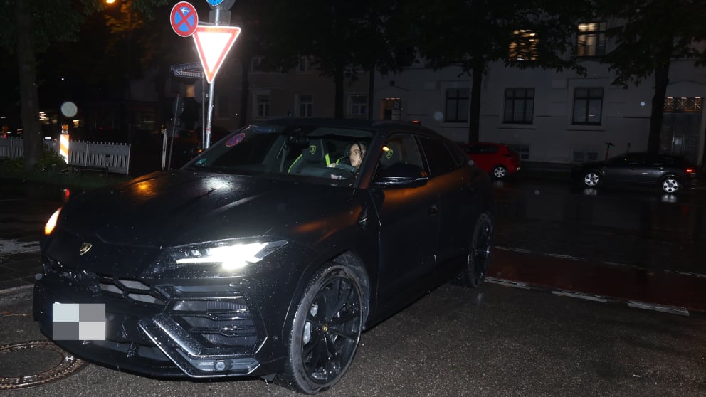 Die Davies-Verlobte Shayenne fährt den Lamborghini-SUV „Urus“ zur Party