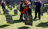 Friends and relatives of people who died due to an overdose come together on an annual memorial day in Binghamton, New York.  