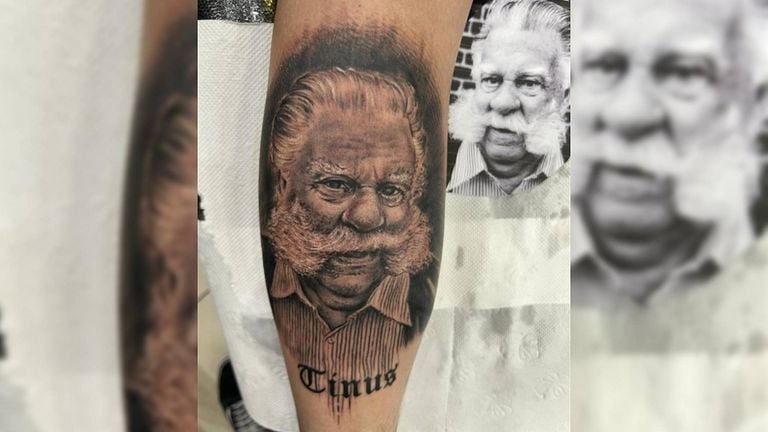 The image that Kevin had in Turkey tattooed (photo: Kevin Rovers).