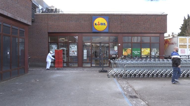The Lidl in Eersel where Baby Hannah was abducted (photo: Omroep Brabant).