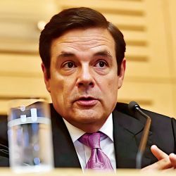 Carlos Rovira, the man who manages power in Misiones. | Photo: CEDOC.