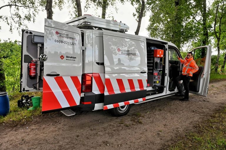 Strukton was also alerted (photo: Toby de Kort/press agency Heitink).