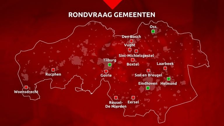 These municipalities openly expressed a letter or motion about Gaza (photo: Omroep Brabant)
