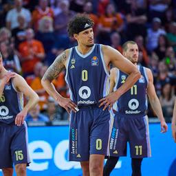 The Alba Berlin team disappointed in Ulm (Imago Images/Eibner)