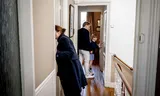 Home seekers in Rotterdam during the Open Houses Day of Makelaarsorgatie NVM. Photo Robin Utrecht / ANP