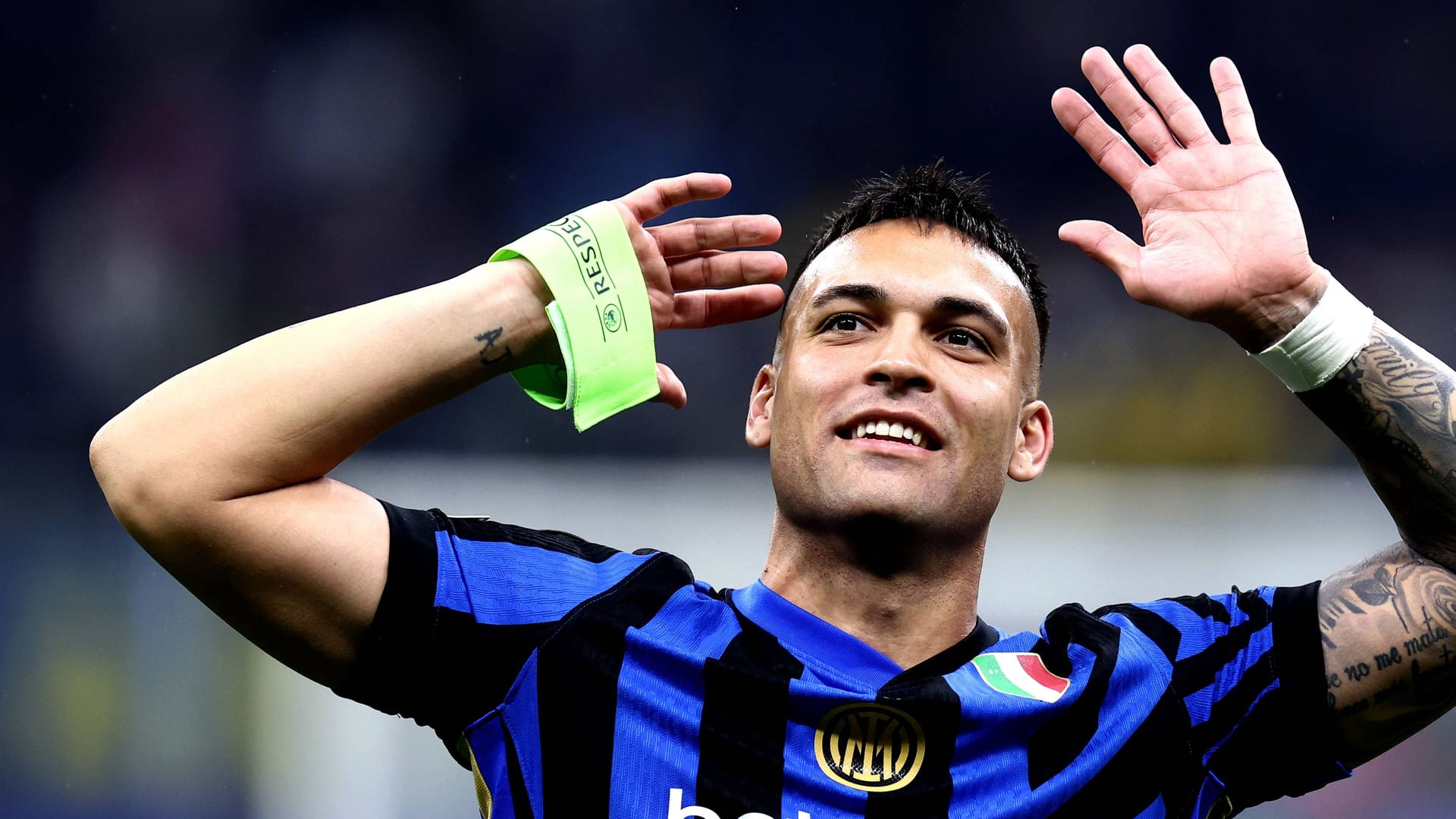 Lautaro Martínez: He leads Inter as captain.