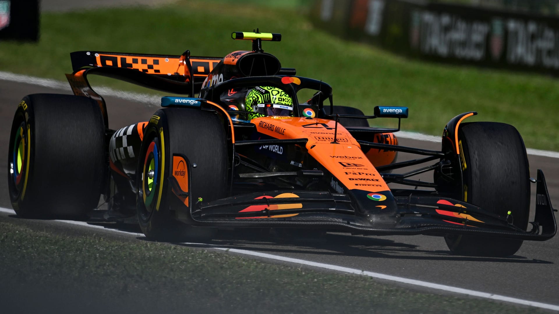 Lando Norris: He took second place from his McLaren teammate Oscar Piatri.