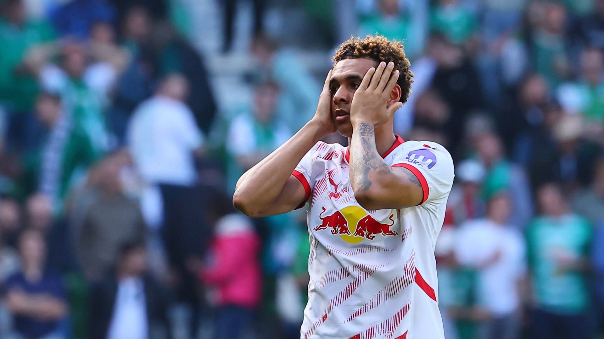 Antonio Nusa is frustrated: RB Leipzig has missed the qualification for the Champions League.