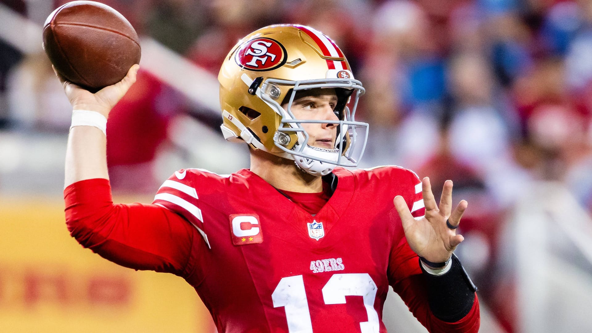 Brock Purdy: The 25-year-old has been playing at the San Francisco 49ers since the beginning of his NFL career in 2022.