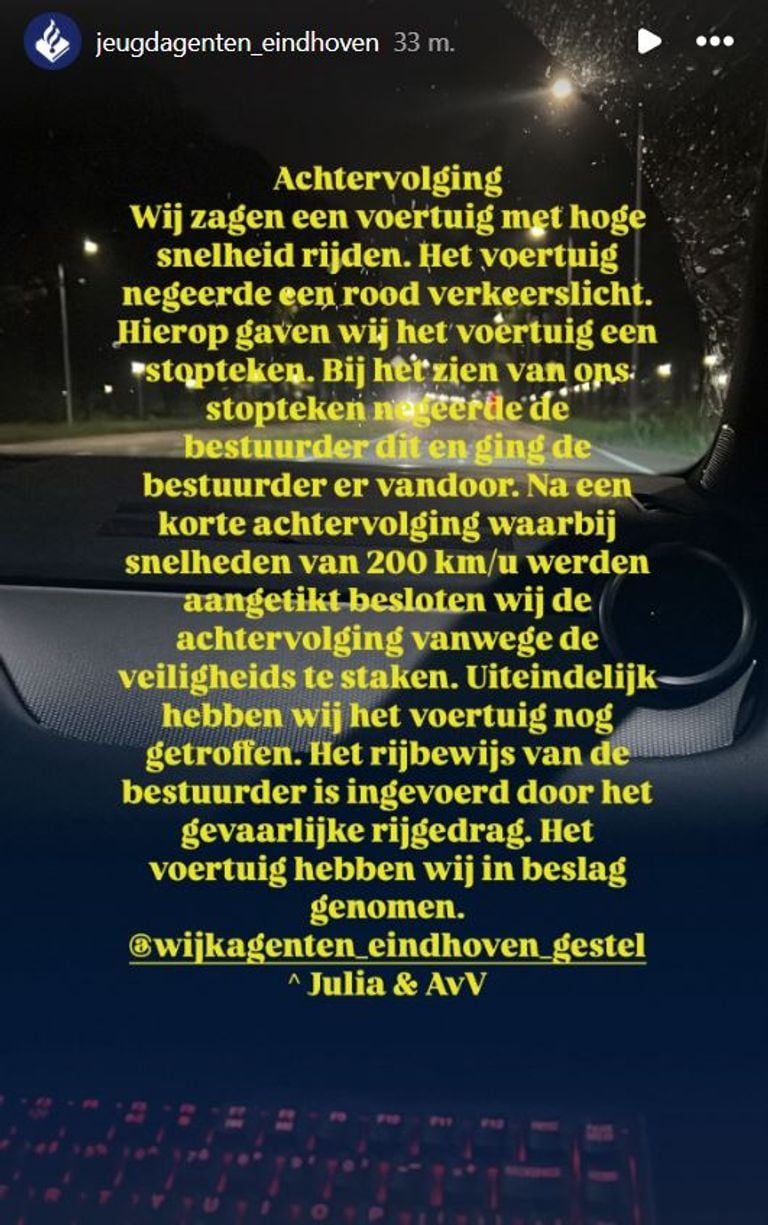 Photo: Instagram youth agents Eindhoven.