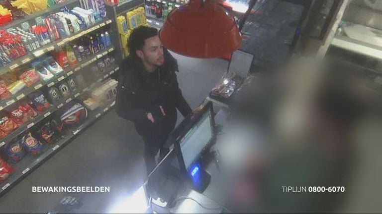 The man again on security images (photo Bureau Brabant).
