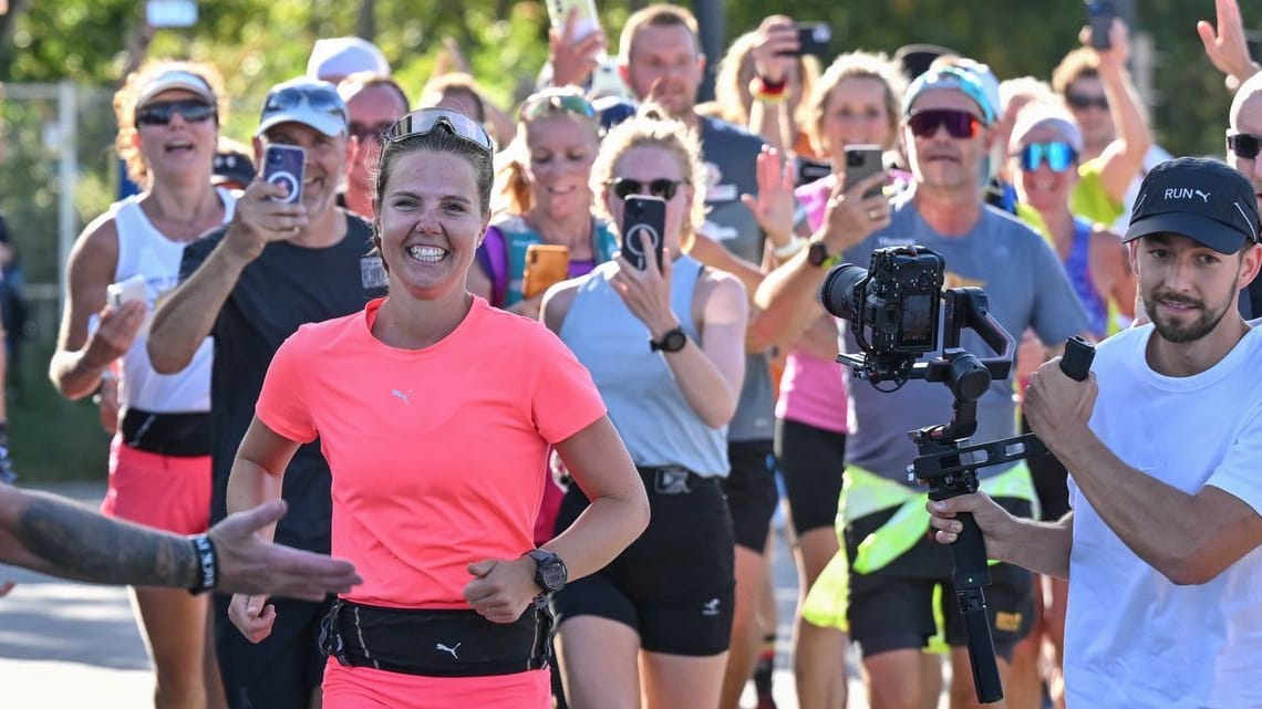 Joyce Hübner: The extreme athlete has set a big goal.