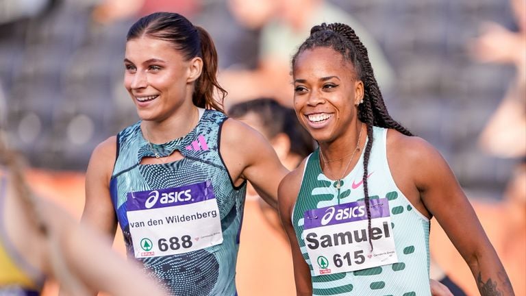 Demi van den Wildenberg during the NK Athletics in 2023. (Photo: Andre Weening/Orange Pictures)