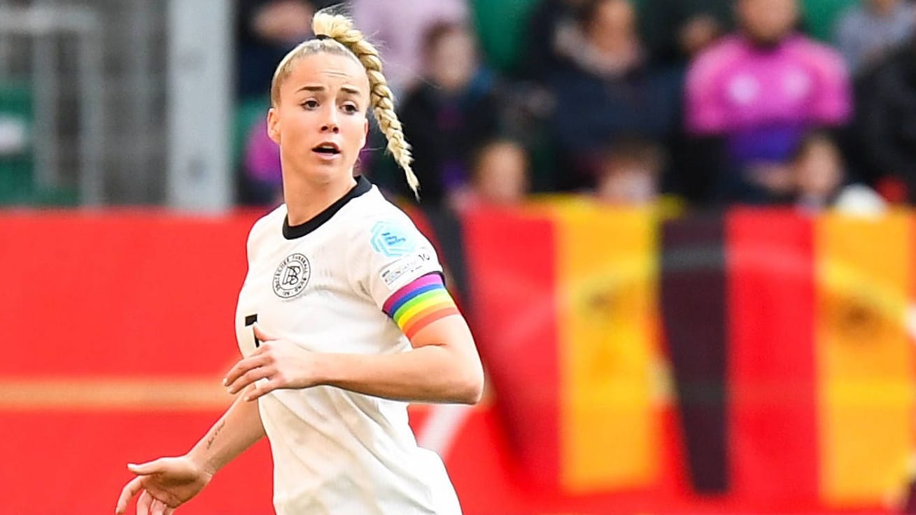 Giulia Gwinn: The DFB captain and her team are fighting for the European Championship title in summer.