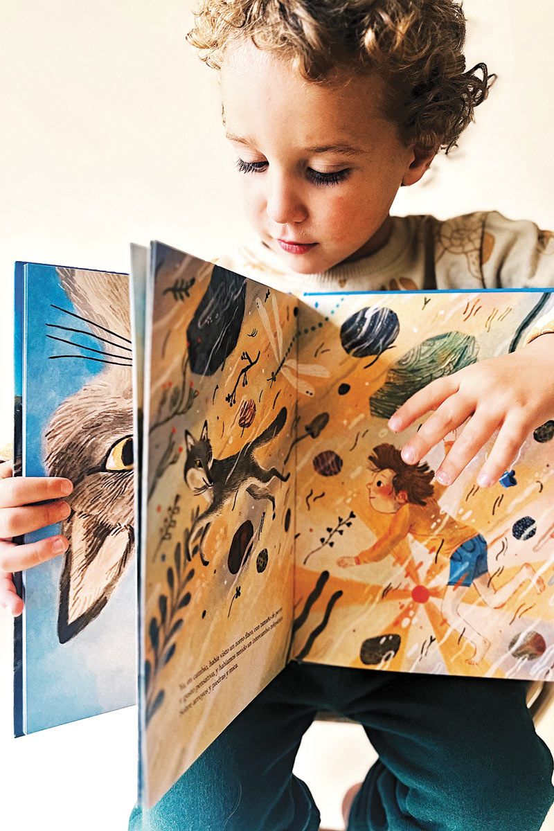 Boy with a book