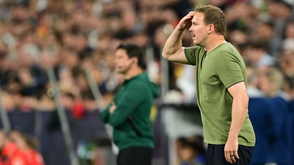 Kann’s nicht fassen: Deutschland und Bundestrainer Julian Nagelsmann (37) spielen nicht um den Titel in der Nations League