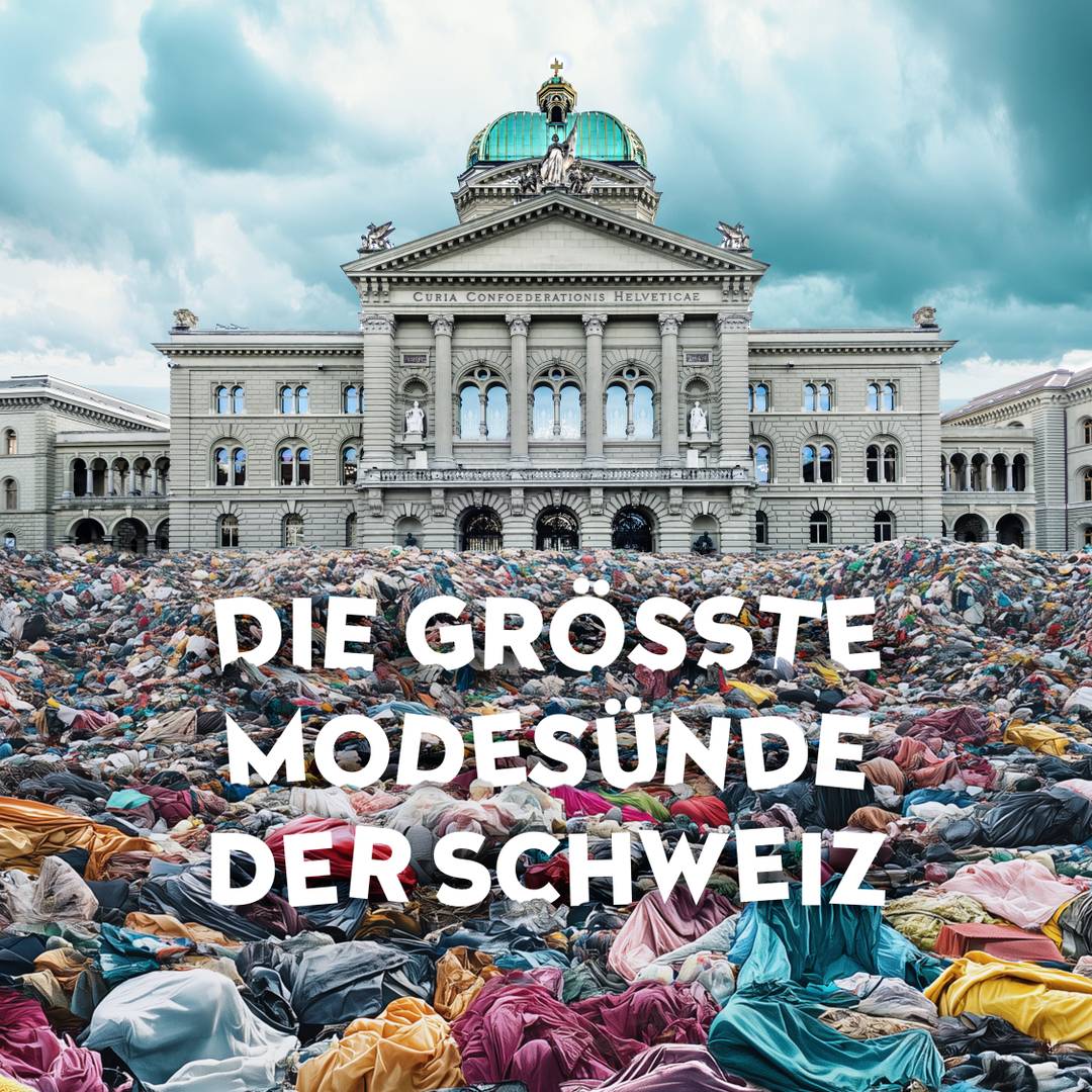Campaign picture of Public Eye for the Swiss Modefonds.