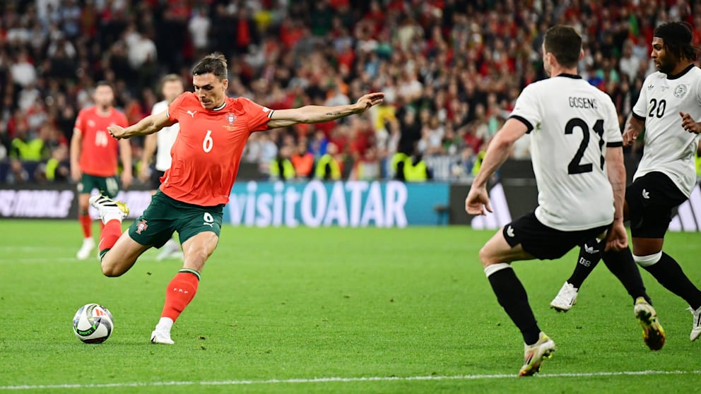 João Palhinha wurde am Mittwoch gegen Deutschland in der 90. Minute für den 2:1-Torschützen Cristiano Ronaldo eingewechselt