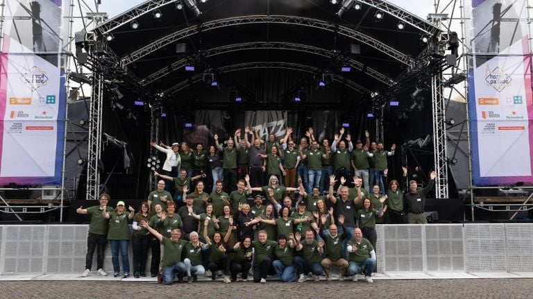The group of volunteers in 2025 (photo: Wim Roelsma). 