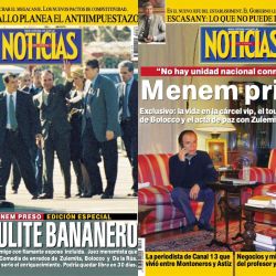 News tapas, Menem Prisoner | Photo: CEDOC