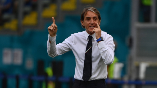 Roberto Mancini led Italy to the European Championship title.