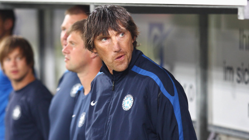 Bernhardt in 2021 at the Estonian U21 selection