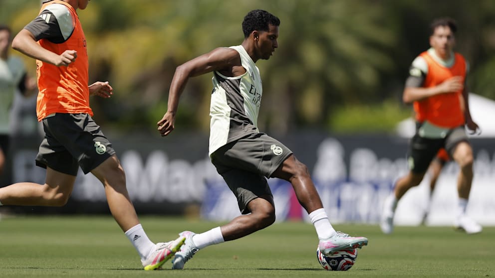 Rodrygo (24) im Real-Training