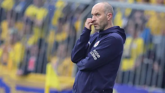Trainer Daniel Schering from Eintracht Braunschweig