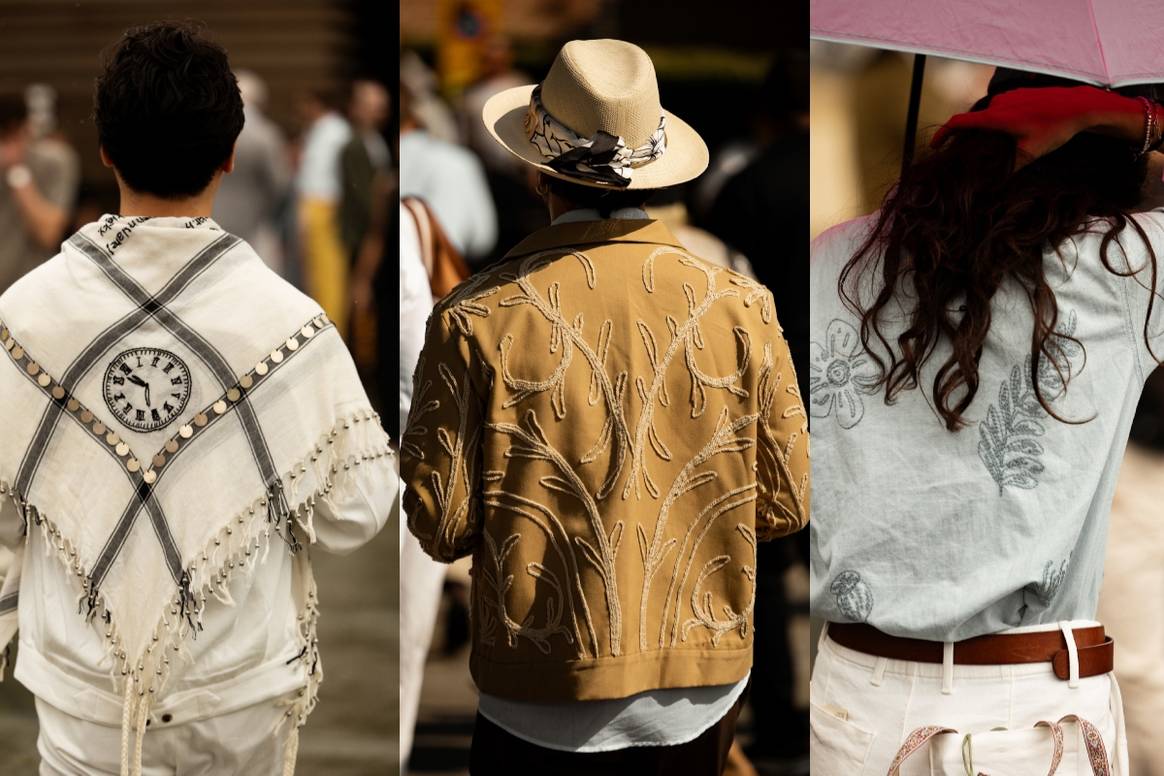 Street style on the Pitti Uomo
