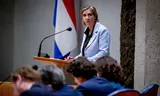 Ingrid Michon (VVD), one of the petitioners of the motion. Photo Robin Utrecht/ANP 