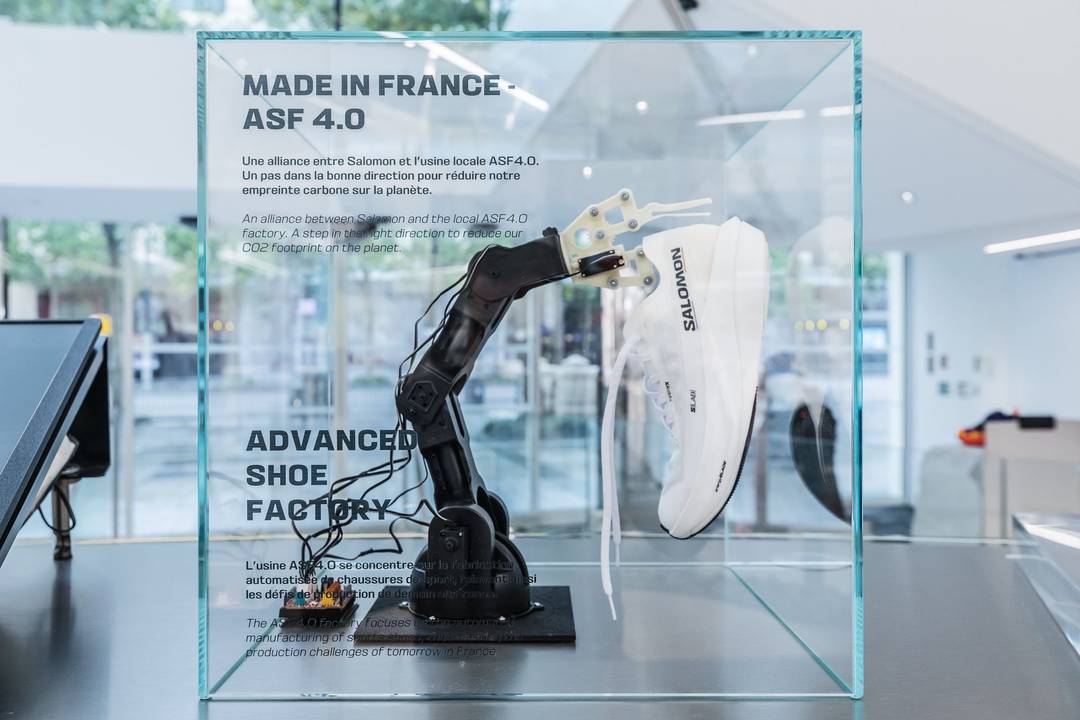 Salomon shoe from the ASF 4.0 production.