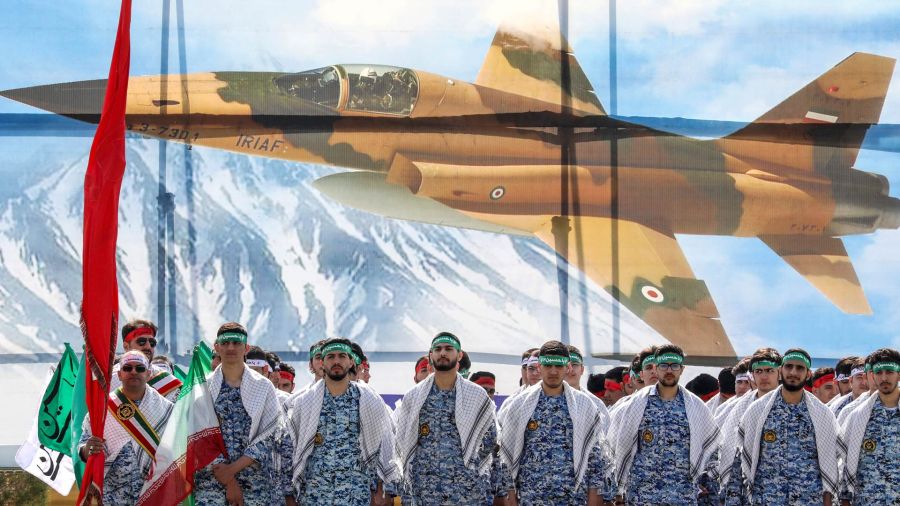 Iranian soldiers photo gallery participate in a military parade during a ceremony that marks the annual day of the country's army in Tehran
