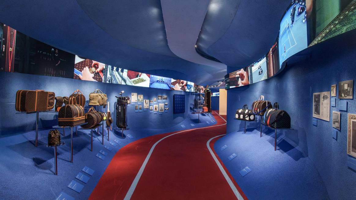 Exhibition on sports in The Louis in Shanghai.