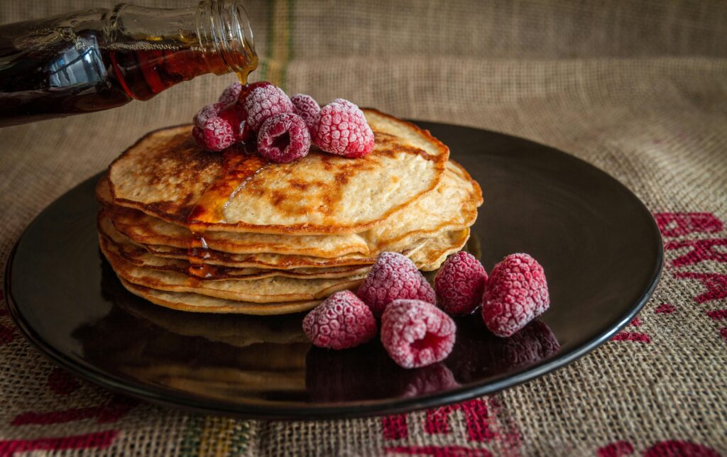 Cake tray pancake