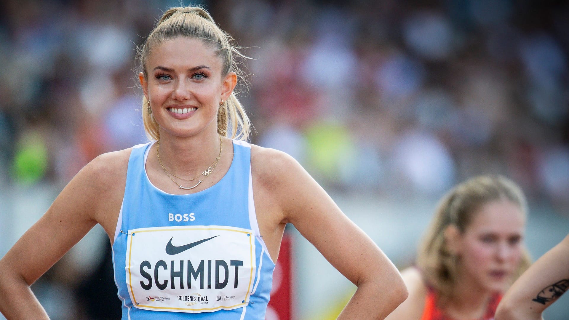 Alica Schmidt: She specialized in the 400 meters and switched to the 800 meters this year.