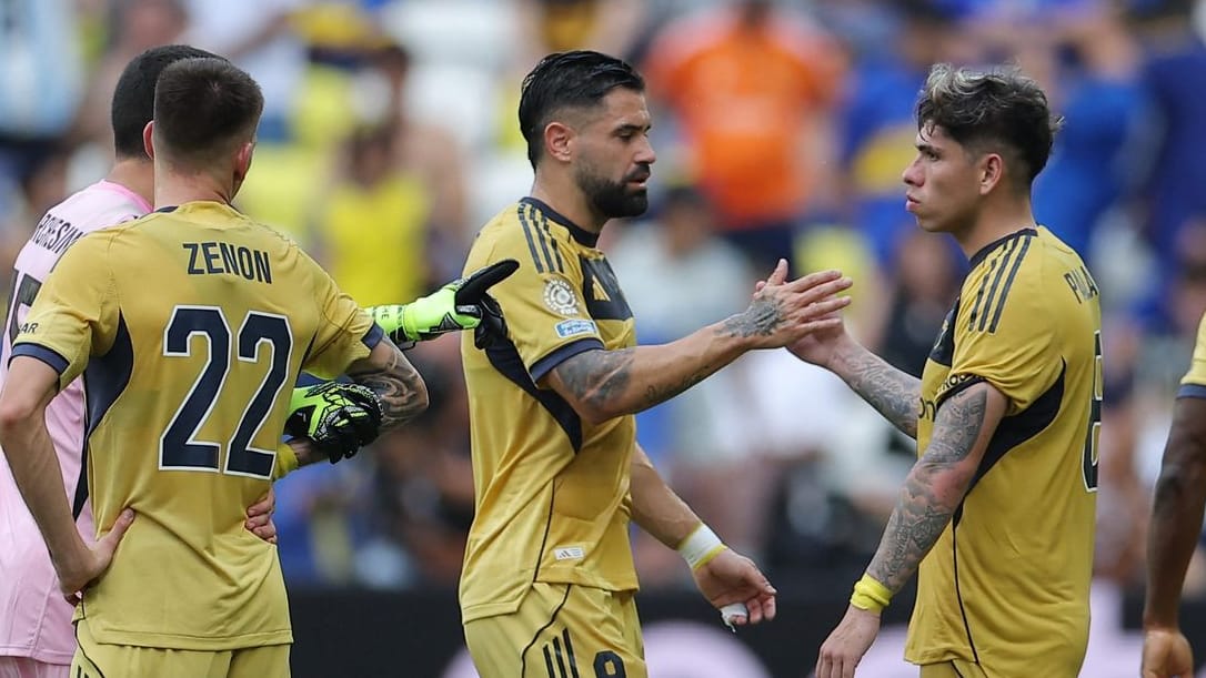 The Boca players: They only met them once against the underdog.