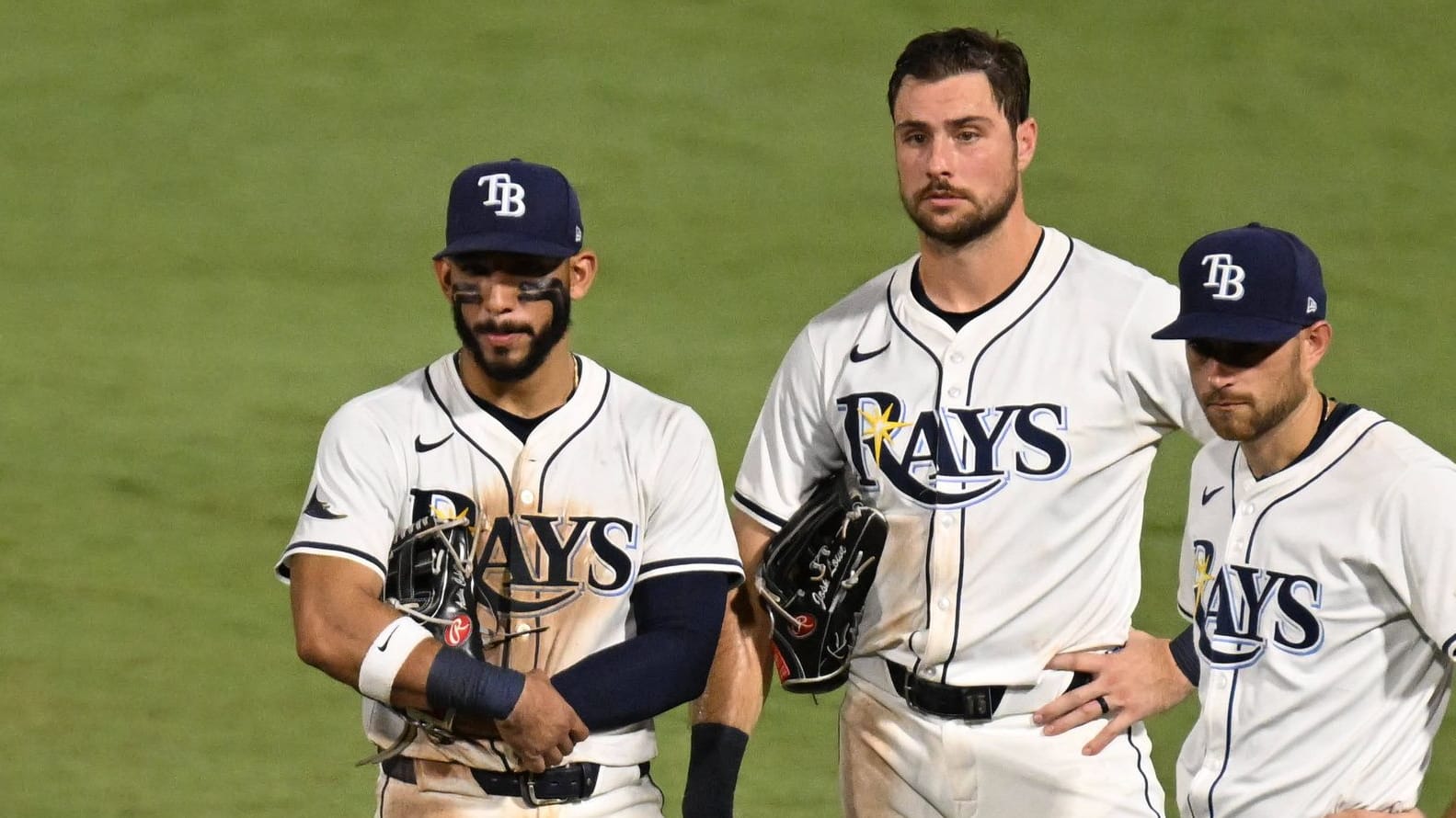 The players of Tampa Bay: Later they knelt on the floor.