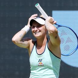 Marketa Vondrousova cheered at the Berlin Tennis Open (source: Imago / Contrast)