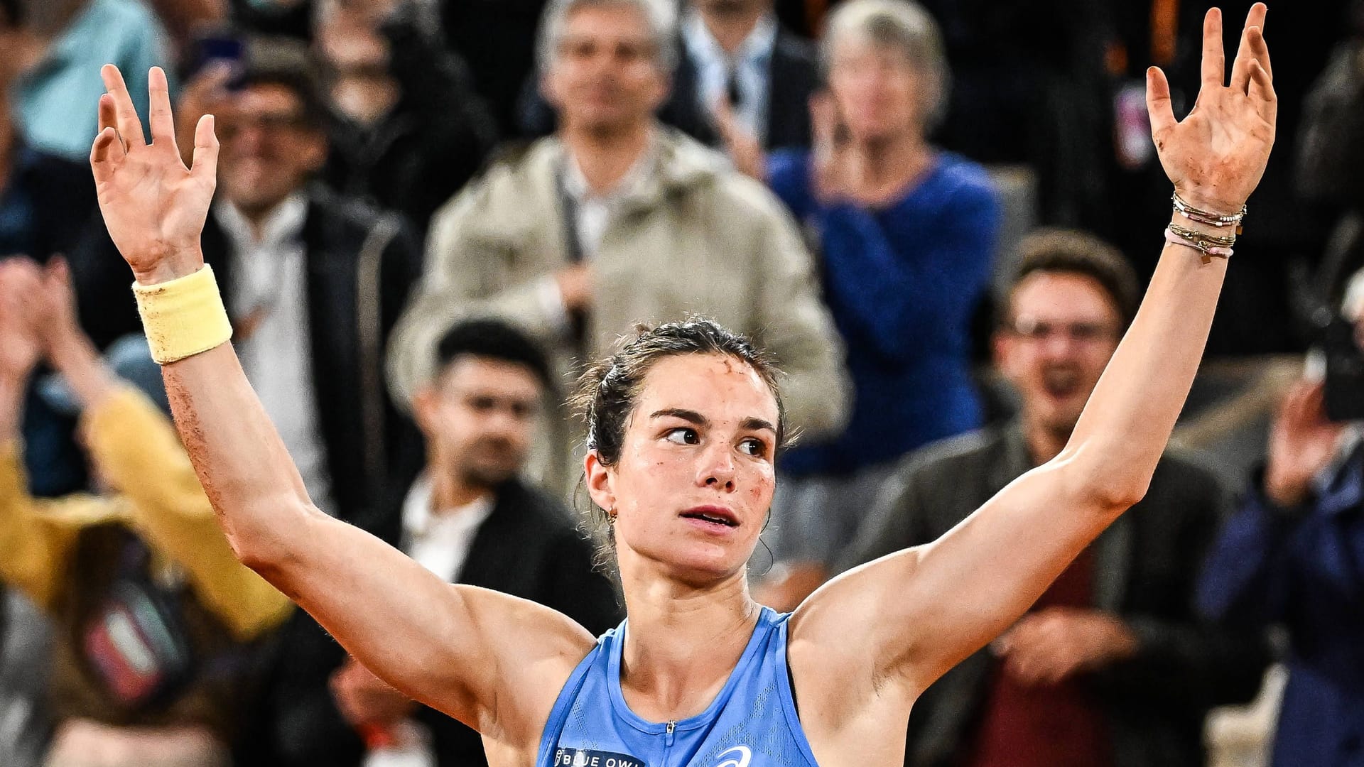 Loïs Boisson after her victory in the quarter -finals: The French inspires the French Open.