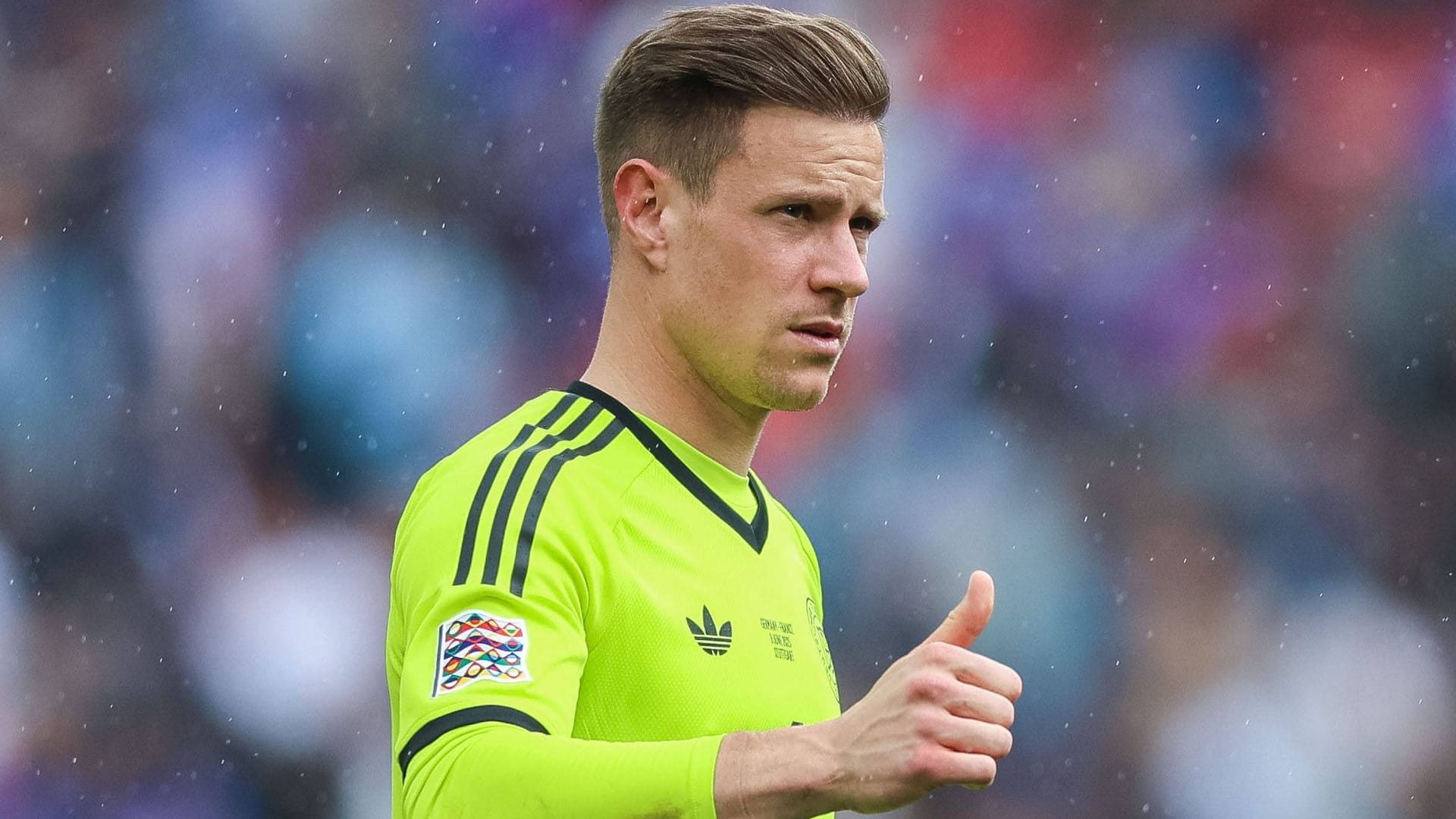 DFB goalkeeper Marc-André Ter Stegen: He showed strong parades in the Nations League.