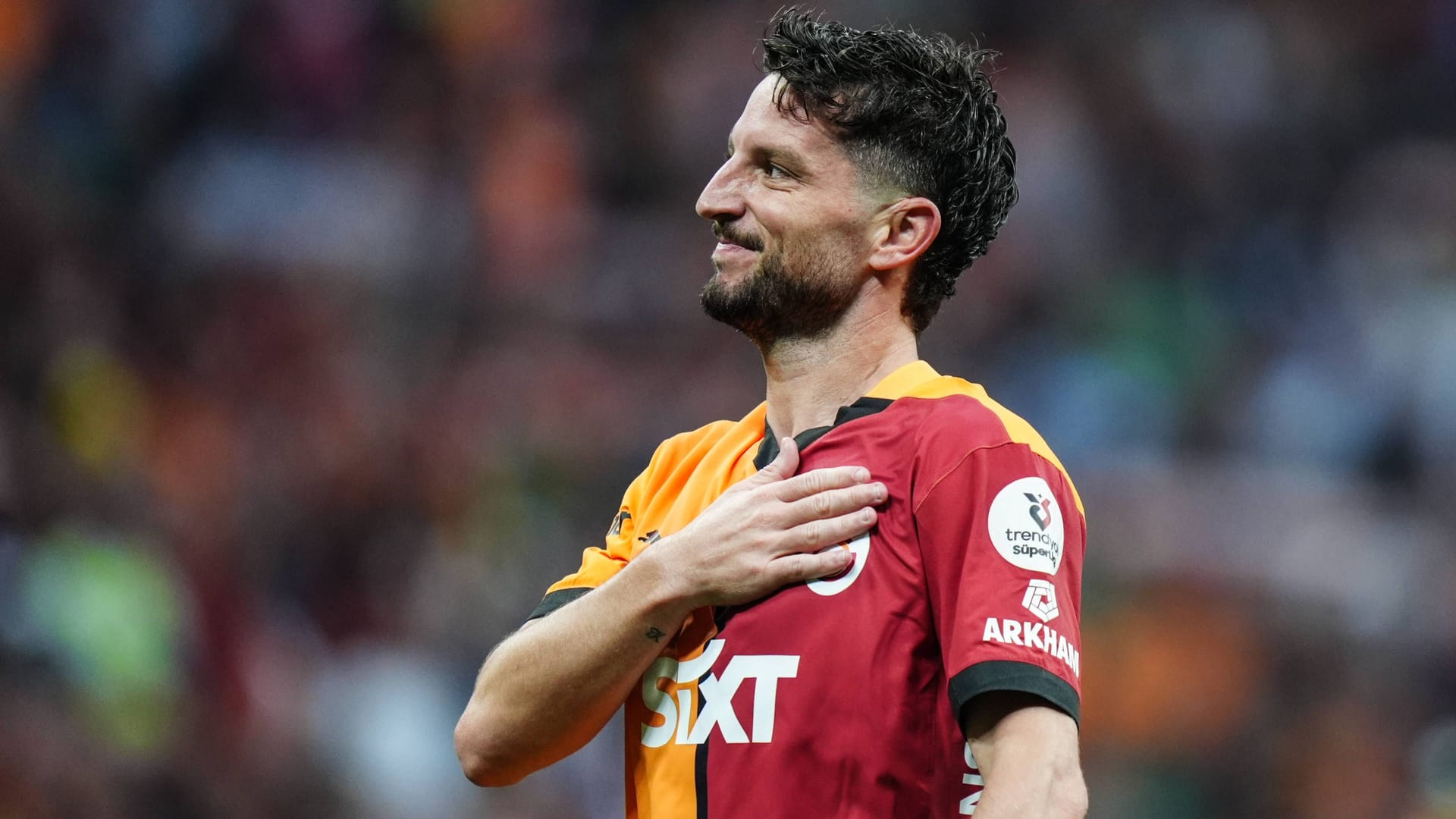 Dries Mertens when they said goodbye to Galatasaray: The 38-year-old has recently played in Turkey for three years.