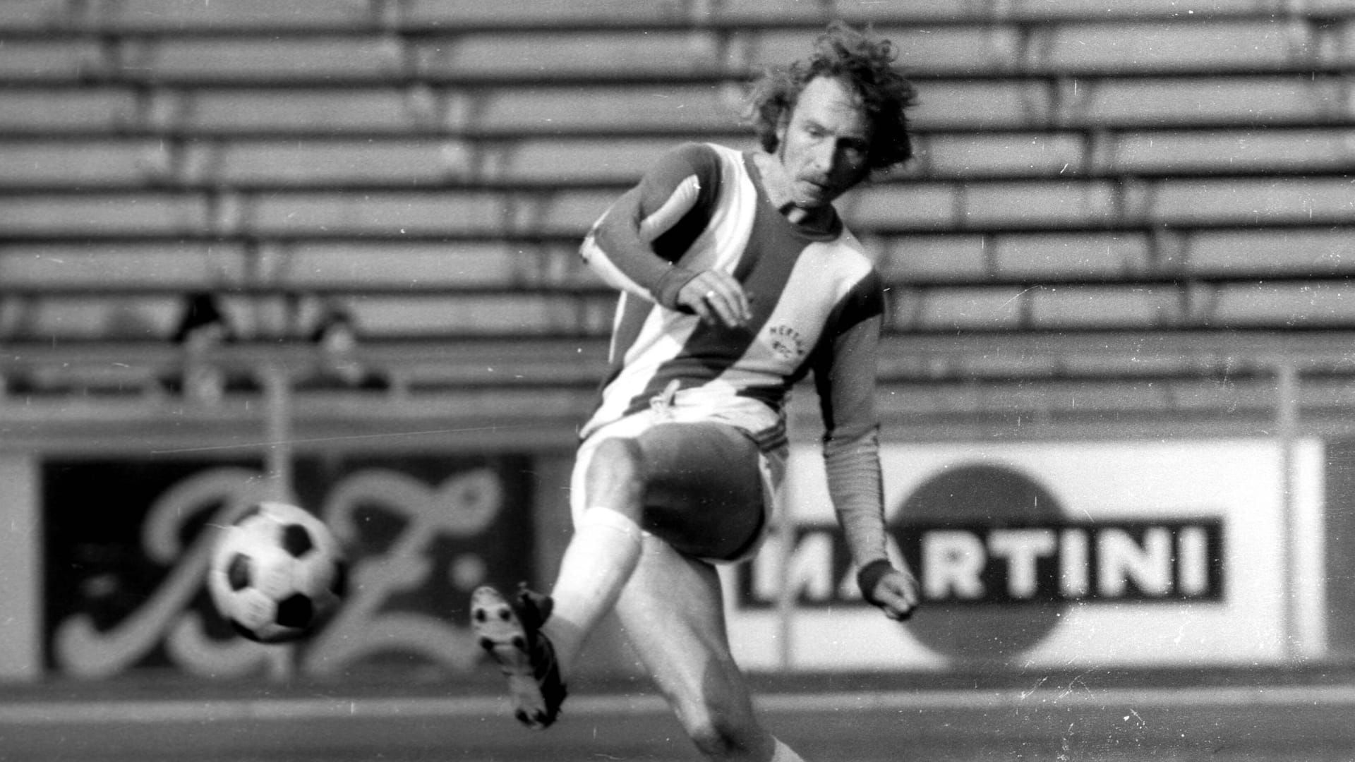 Uwe Witt in 1972 in the Hertha jersey. It was his last year in the Bundesliga.