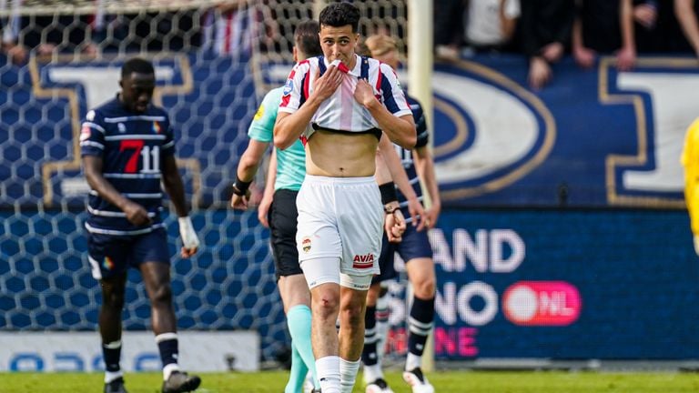 Amine Lachkar Balt, Willem II degrades (Photo: Joris refers/Orange Pictures)