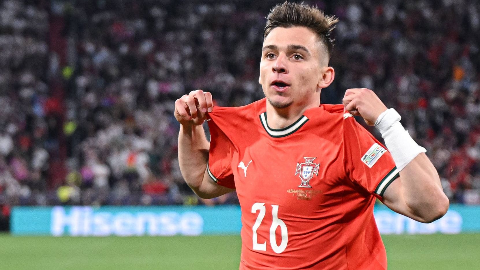 Francisco Conceição: The wing striker became a "Player of the game" chosen.