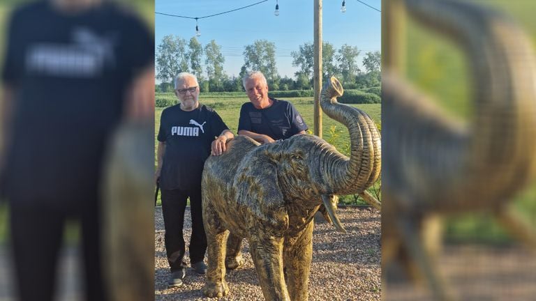 Frank Ferrari and Jack van Raamsdonk on their last photo (photo: Jack van Raamsdonk).