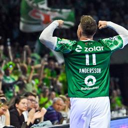 Lasse Andersson cheers (Imago Images/Daniel Lakomski)
